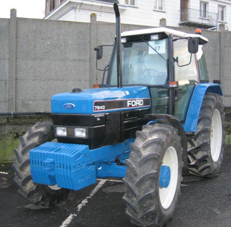 TRACTEUR AGRICOLE FORD 7840   1993
