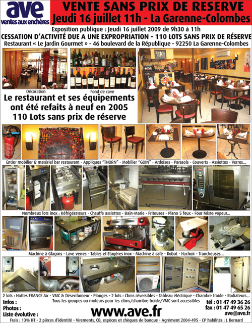 16072009-vente-aux-encheres-publiques-de-materiel-et-mobilier-recent-2005-de-restauration-le-jardin-gourmet