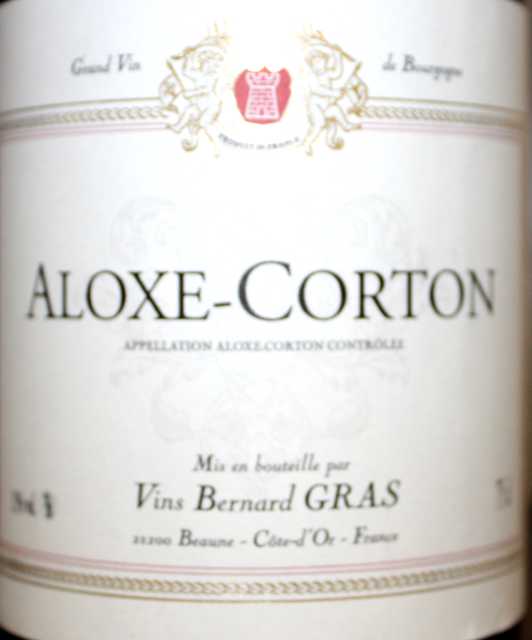6 BOUTEILLES DE ALOXE CORTON 1ER CRU "LES VALOZIERES", LOUIS GRAS, 2004.