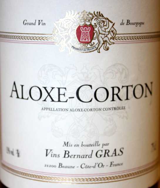 12 BOUTEILLES DE ALOXE CORTON, LOUIS GRAS, 2004. CAISSE CARTON.