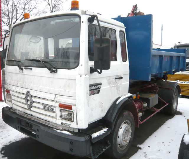 CAMION BENNE AMPIROLE RENAULT M140   1989