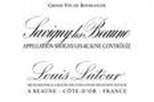 6 BOUTEILLES, DOMAINE LOUIS LATOUR, SAVIGNY-LES-BEAUNE, BLANC, 2000.