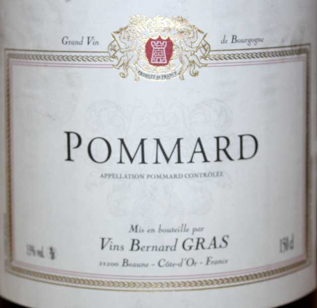12 BOUTEILLES DE POMMARD, DOMAINE BERNARD GRAS, 2005.