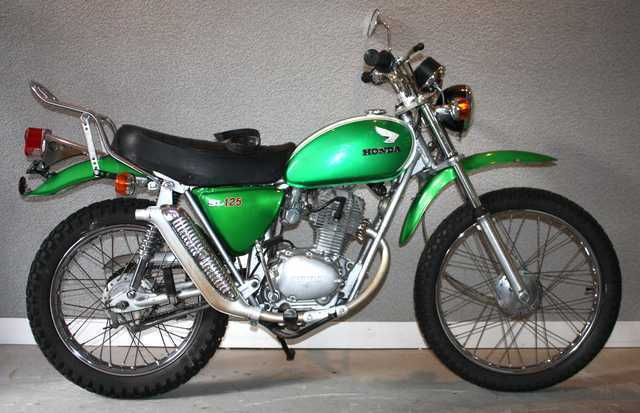 MOTO HONDA SL 125 125 CM3 1975