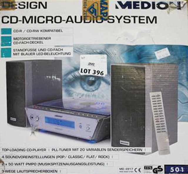 CHAINE HIFI DE MARQUE MEDION CD-MICRO-AUDIO SYSTEM. VENDU NON TESTE.