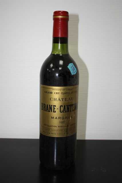 1 BOUTEILLE DE CHATEAU BRANE-CANTENAC, MARGAUX, 1982.