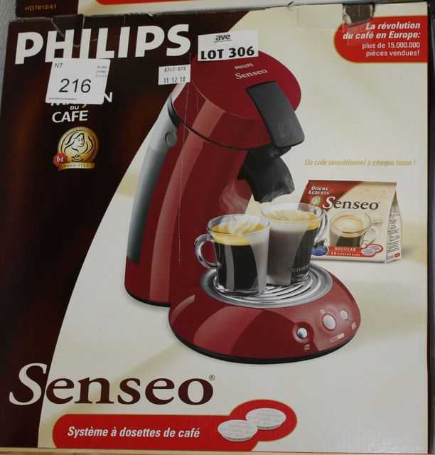 CAFETIERE PHILIPS SENSEO. VENDU NON TESTE.