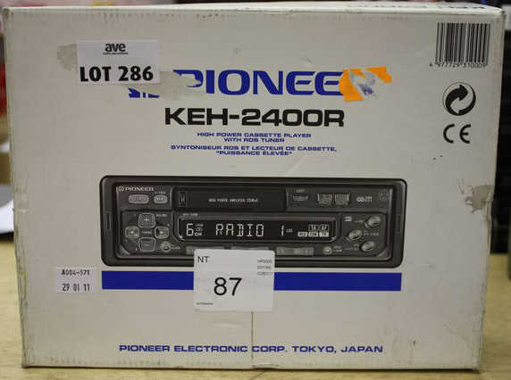 AUTORADIO PIONEER KEH-2400R. VENDU NON TESTE. REFERENCE : 87