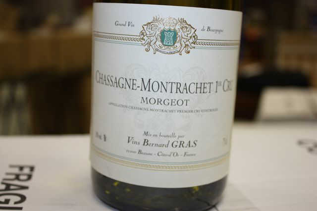 6 BOUTEILLES DE CHASSAGNE MONTRACHET 1ER CRU "MORGEOT" BLANC. 2008. LOUIS GRAS. CAISSE CARTON.