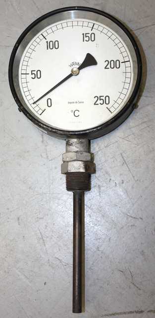 THERMOMETRE IMMERGE 0 A 250 C°.