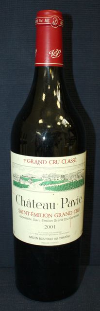1 BOUTEILLE DE CHATEAU PAVIE 1ER GRAND CRU CLASSE B SAINT-EMILION 2001.