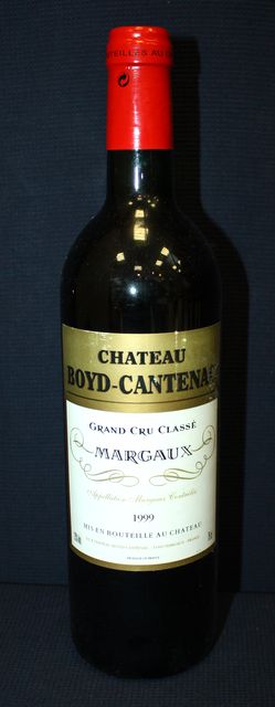 1 BOUTEILLE DE CHATEAU BOYD CANTENAC 3EME GRAND CRU CLASSE MARGAUX 1999.