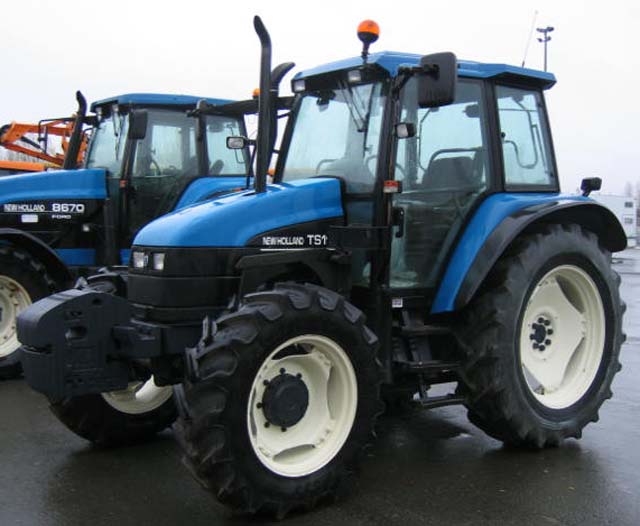 TRACTEUR AGRICOLE NEW HOLLAND TS 110 4RM 4RM 1999