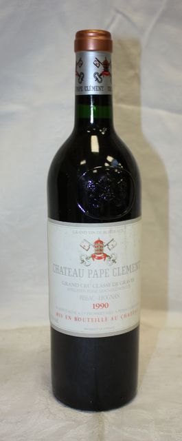 1 BOUTEILLE DE CHATEAU PAPE CLEMENT 1990 CRU CLASSE GRAVES.