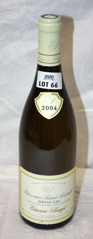 1 BOUTEILLE DE BIENVENUES BATARD MONTRACHET GRAND CRU DOMAINE ETIENNE SAUZET. 2004.