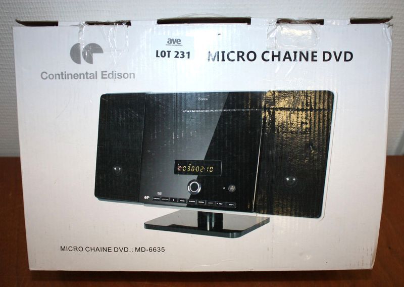 MICRO CHAINE DVD CONTINENTAL EDISON MD-6635