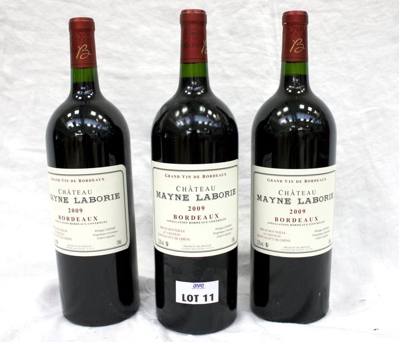 3 MAGNUMS CHATEAU MAYNE LABORIE 2009.