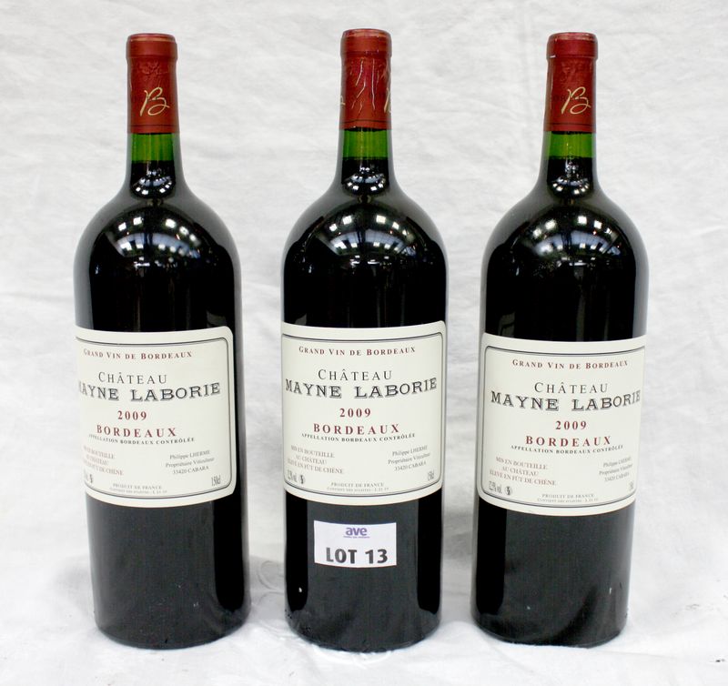 3 MAGNUMS CHATEAU MAYNE LABORIE 2009.