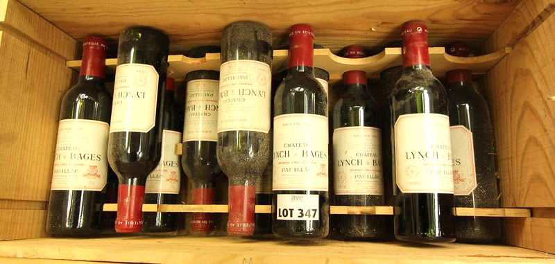 13 DEMI-BOUTEILLES CHATEAU LYNCH BAGES 1998 5EME GRAND CRU CLASSE PAUILLAC.