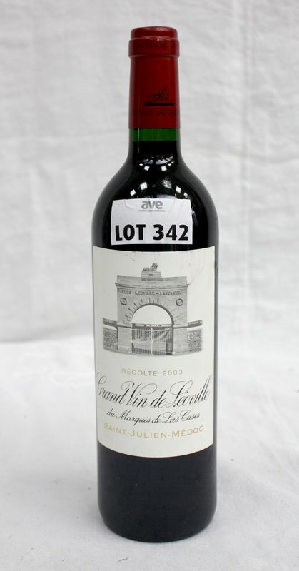 1 BOUTEILLE CHATEAU LEOVILLE LAS CASES 2003 2EME GRAND CRU CLASSE SAINT JULIEN.