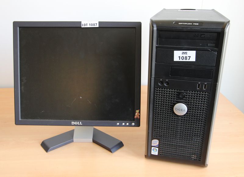 UNITE CENTRALE DE MARQUE DELL MODELE OPTIPLEX GX755 AVEC WINDOWS VISTA ET PROCESSEUR PENTIUM INTEL CORE  2 VPRO. SERVICE TAG : HQ7RL3J. ON Y JOINT UN ECRAN DE MARQUE DELL MODELE 176PFP 17 POUCES. BUREAU BUC 506. VENDU A L'UNITE AVEC FACULTE DE REUNION.