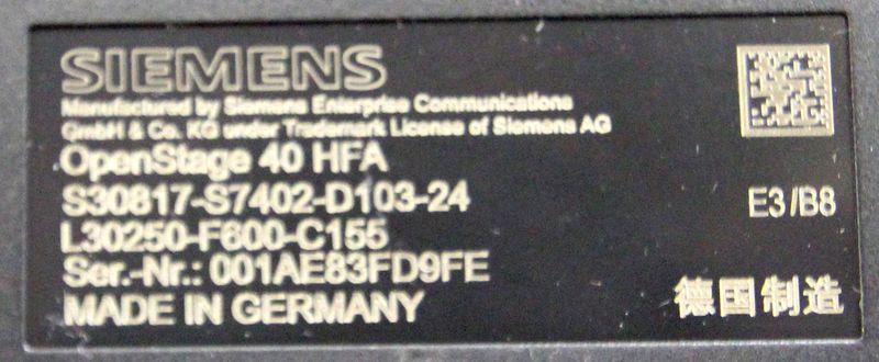 13 TELEPHONES DE MARQUE SIEMENS MODELE OPENSTAGE 40 HFA.