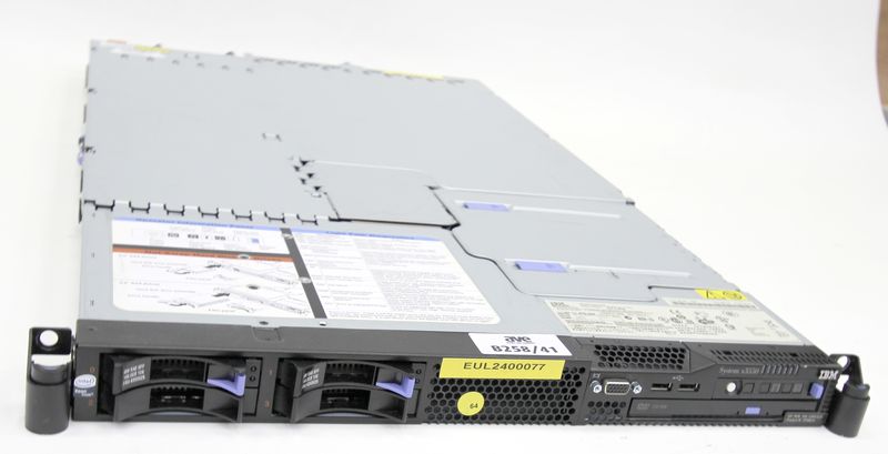 SERVEUR DE MARQUE IBM MODELE X3550 COMPRENANT 2 PROCESSEURS INTEL XEON E5420 2,5GHZ, 8 X 1GO DDR2 ET 2 DISQUES SAS 146 GO