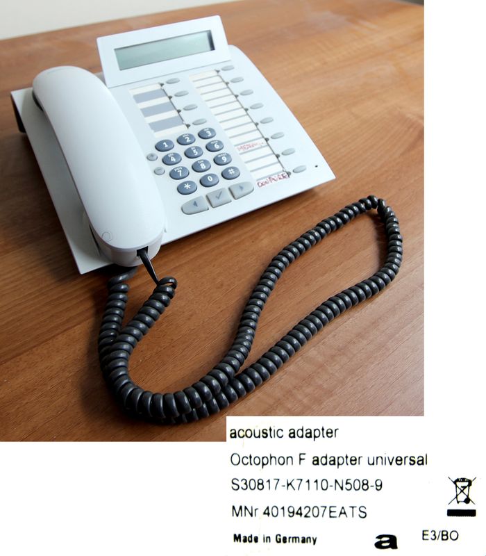 27 TELEPHONES IP DE MARQUE SIEMENS MODELE OPTIPOINT 500 STANDARD, POE.