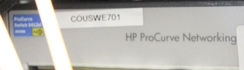 COMMUTATEUR DE MARQUE HP PROCURVE NETWORKING MODELE J8698A COMPRENANT 7  SWITCHS MODELE J9307A (24 PORTS 10/100/1000 POE+), 1 SWITCH MODELE J9308 (20 PORTS 10/100/1000 POE+ ET 4 PORT MINI GBIC).