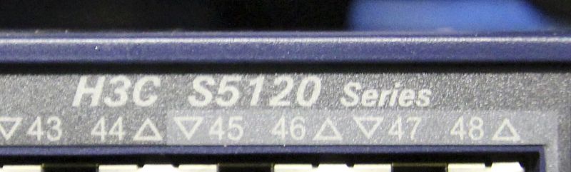 LOT 759. 31 UNITES. SWITCH 48 PORTS DE MARQUE HP MODELE H3C S5120 SERIES.