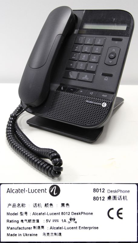 LOT 4. 12 UNITES. TELEPHONES IP DE MARQUE ALCATEL-LUCENT MODELE 8002.