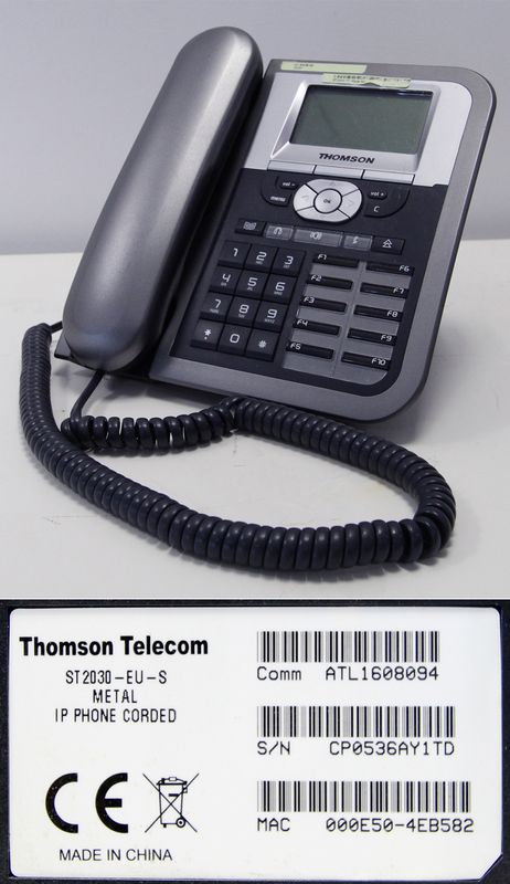 21 TELEPHONES DE MARQUE THOMSON MODELE ST2030. ON Y JOINT QUELQUES CHARGEURS.