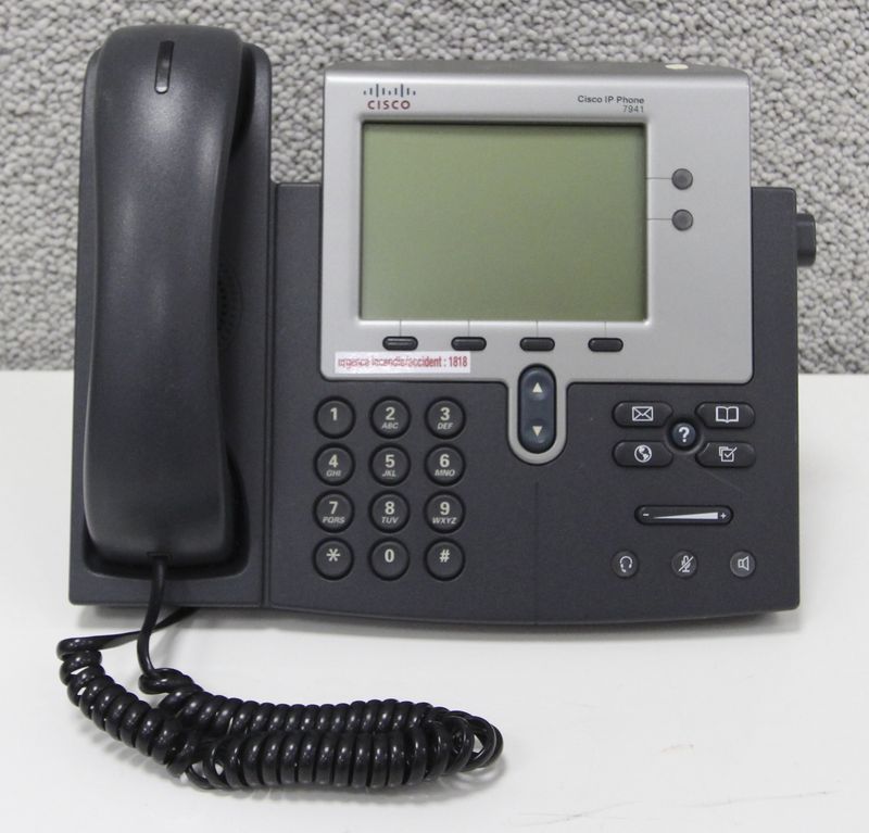 55 POSTES TELEPHONES DE MARQUE CISCO MODELE CP-7941G. LOT VENDU A L'UNITE AVEC FACULTE DE REUNION. QUANTITE : 55 UNITES.