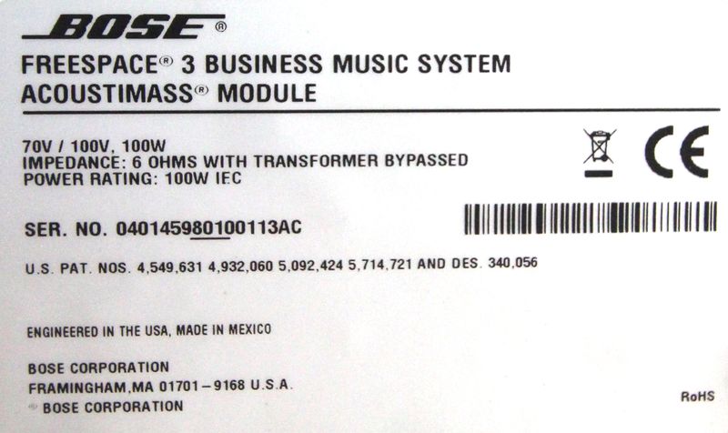 bose space 3 business music system review