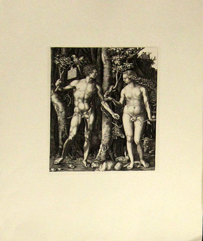 6 AFFICHES DE REPRODUCTION D'OEUVRES D'ART : FRANZ MARC "CHEVAL ROUGE ET BLEU"; BERNARD BUFFET, COQ, 1953 ; EUGENE DELACROIX, LION ; ALBRECHT DURER, "ADAM ET EVE", 1507 ; ALBRECHT DURER, "LE LIEVRE", 1502 ; UMA-YA BYOBU JAPON.