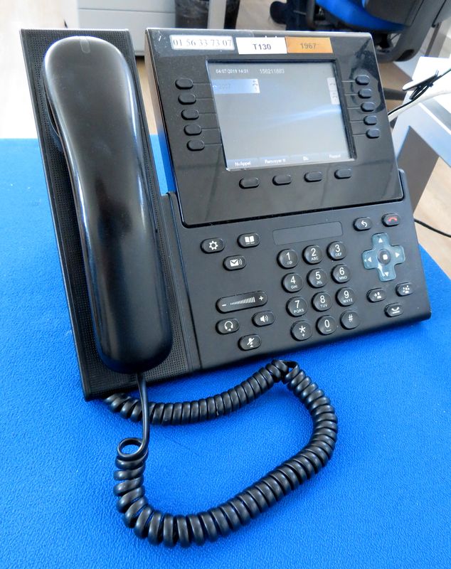 120 POSTES DE TELEPHONE FIXE DE MARQUE CISCO MODELE 7900 SERIES, 7942 SERIES, CP-9951. (RUEIL-MALMAISON)