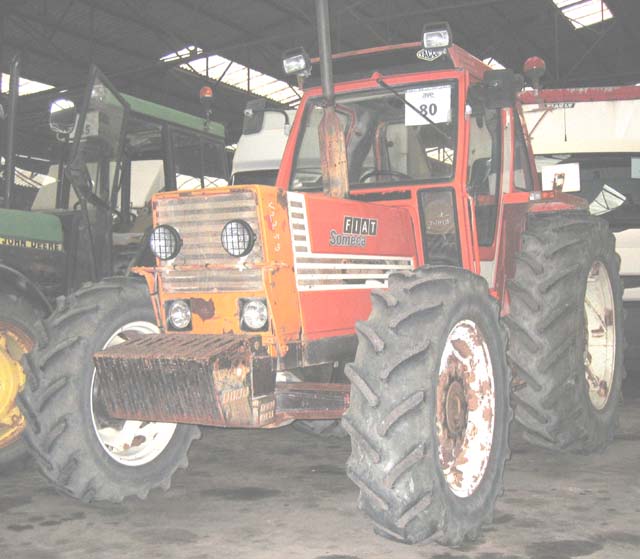 TRACTEUR AGRICOLE FIAT SOMECA 980 DT 4 RM 4 RM 1980