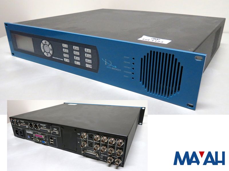 ENCODEUR DECODEUR IP MPEG-4 ET H.264/AVC DE MARQUE MAYAH COMMUNICATIONS MODELE IO8001. 8EME LT.