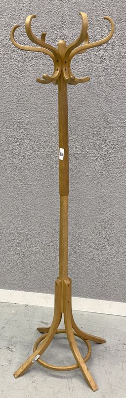 PERROQUET DE STYLE THONET EN BOIS THERMOFORME. 180 X 45 CM. RUEIL