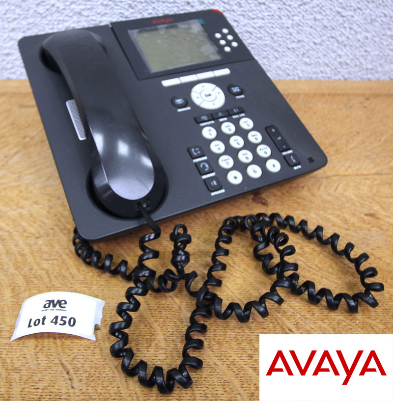 72 TELEPHONES IP DE MARQUE AVAYA MODELE 9630G, EN PLASTIQUE URBAN GREY. RUEIL