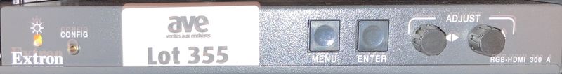 EMETTEUR RGB HDMI DE MARQUE EXTRON MODELE RGB HDMI 300 A. -1 REGIE. ORRICK - 31 AVENUE PIERRE 1ER DE SERBIE - 75016 PARIS. ENLEVEMENTS LES LUNDI 23 ET MARDI 24 MAI 2022 DE 9H A 17H