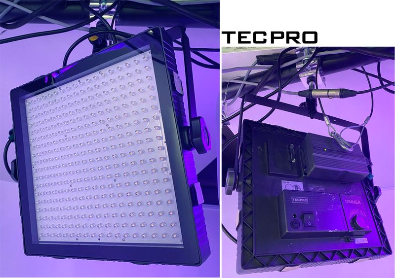 2 UNITES.LAMPE LED DE MARQUE TECPRO MODELE FELLONI TP-LONI-T50.  LOCALISATION : SS3 RESERVE COM