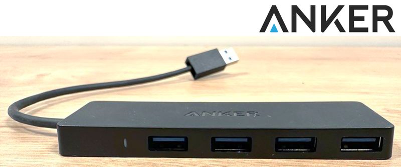 20 MULTIPRISES USB-3 A 4 PRISES DE MARQUE ANKER MODELE 4-PORT ULTRA SLIM USB 3.0 DATA HUB.