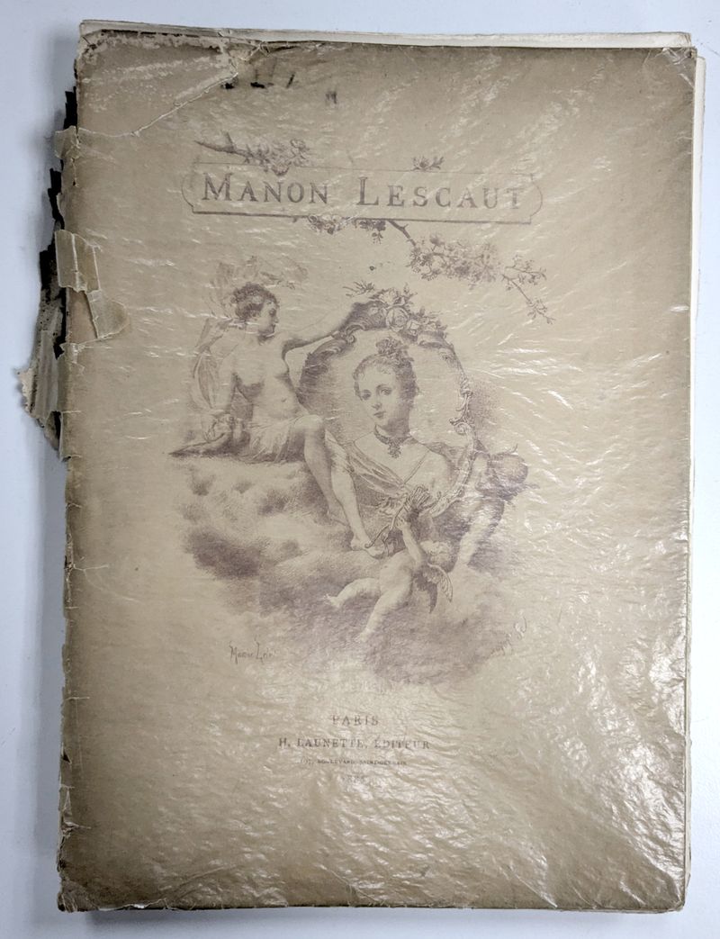 L'ABBE PREVOST. HISTOIRE DE MANON LESCAUT ET DU CHEVALIER DES GRIEUX. PREFACE DE GUY DE MAUPASSANT, ILLUSTRATION DE MAURICE LELOIR. LIBRAIRIE ARTISTIQUE EDITION H. MAUNETTE, PARIS 1885. MAUVAIS ETAT. ON Y JOINT MAX VAN POLL. HERMANN GORING. EDITION BOEKDRUKKERIJ HELMOND.HELMOND.