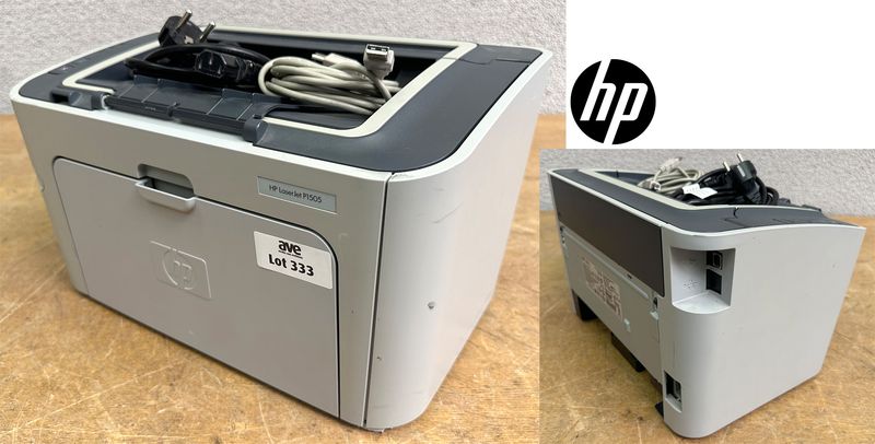 IMPRIMANTE RESEAU LASER A4 DE MARQUE HP MODELE LASERJET P1505, 24 PAGES MINUTES, 1 BAC, FEEDER, RESEAU. VENDU AVEC CABLES ALIMENTATION ET USB.