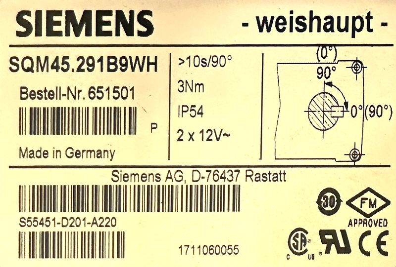 BRULEUR WEISHAUPT MONARCH WM-G30/3-A GAZ - FIOUL ET MIXTESTYPE : WM-G30/3-A. EXECUTION : ZM-LN, PUISSANCE MINIMUM 600 KW - PUISSANCE MAXIMUM : 5400 KW - PUISSANCE ELECTRIQUE : 14,2 KW, NUMERO DE SERIE : 40442121 - ELECTROVANNE : SIEMENS DMV 525/12 - ANNEE : 2017  - MISE EN SERVICE : 2018. LOT VENDU SUR DESIGNATION. LOT VISIBLE SUR RDV LE LUNDI 23 SEPTEMBRE DE 10H A 13H AU 12 RUE JACQUES DAGUERRE - 77100 MEAUX. ENLEVEMENT SUR RDV ENTRE LE MARDI 1 OCTOBRE ET LE VENDREDI 11 OCTOBRE. UNE ASSISTANCE AU CHARGEMENT (DEPOSE DE LA PALETTE SUR PLATEAU UNIQUEMENT) SERA POSSIBLE.