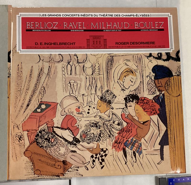 53 DISQUES VINYLES ET 562 CD OU COFFRET DE CD NEUFS DANS LEURS EMBALLAGES D'ORIGINE DONT ARDITTI STRING QUARTET, PIERRE BOULEZ, RUDOLF FIRKUSNY, DEBUSSY, MAURICIO KAGEL, JEAN-BAPTISTE LULLY, CHARLES MUNCH, IGOR STRAVINSKY... ARCUEIL 3 00 S24