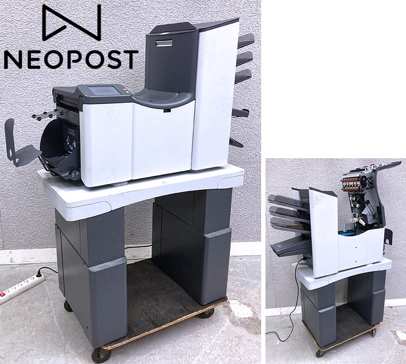 MACHINE DE MISE SOUS PLI DE MARQUE NEOPOST MODELE DS75 D'UNE CAPACITE MAXIMUM DE 3600 ENVELOPPES / HEURE, 3 STATIONS D'ALIMENTATION, ECRAN TACTILE ET CABLE D'ALIMENTATION. 142 X 120 X 52 CM. ENLEVEMENTS : LUNDI 2 ET MARDI 3 DECEMBRE 2024 DE 9H A 17H. LOCALISATION -> AVE - 2 BOULEVARD DU GENERAL DE GAULLE - 92500 RUEIL MALMAISON