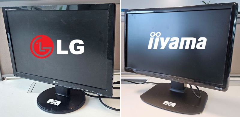 MONITEUR SUR PIED A ECRAN LCD DE 19 POUCES OU 20 POUCES DIVERS MARQUE DIVERS MODELE DONT LG OU IIYAMA. 44 UNITES. VENDU A L'UNITE AVEC FACULTE DE REUNION. LOCALISATION -> BAT A : 2 S, -2; BAT FK : 1; BAT H : 2; BAT J -1 CAGE