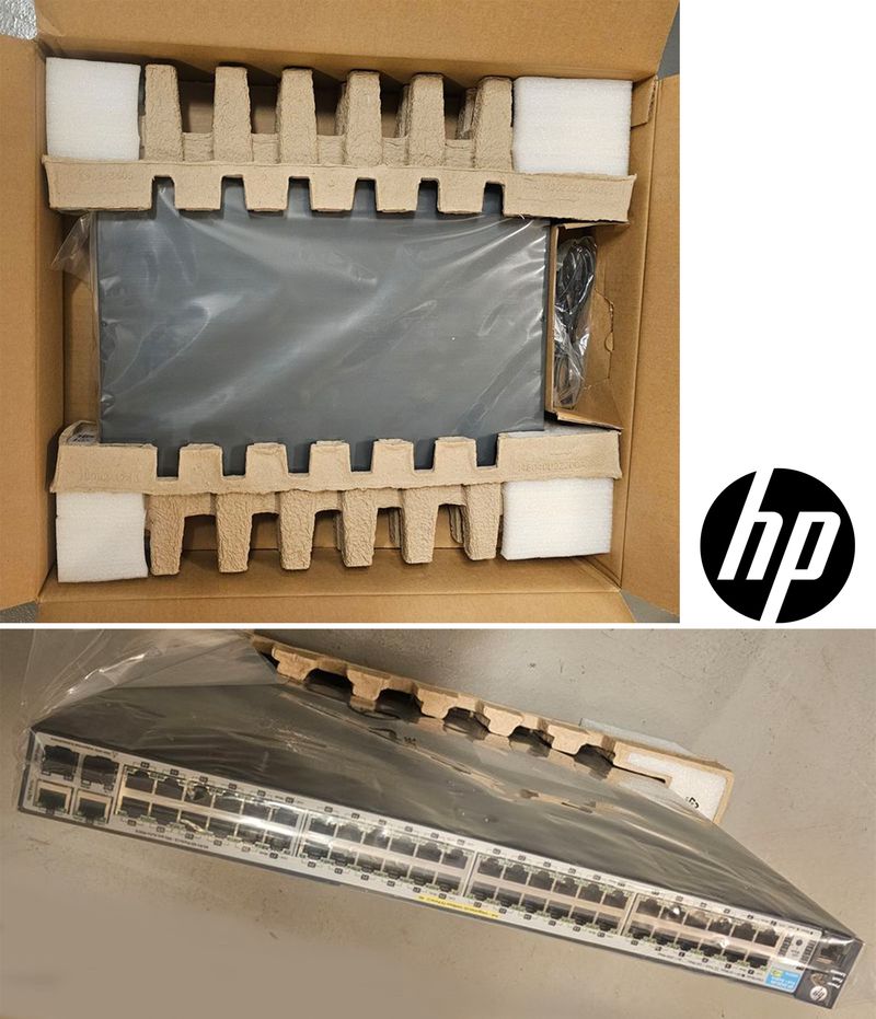 2 SWITCH RACKABLES 48 PORTS 10/100 + 2 PORTS GIGABIT DE MARQUE HP MODELE 2620-48. VENDU NEUF DANS LEUR EMBALLAGE D'ORIGINE. LOCALISATION -> BAT J : - 1